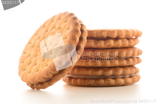 Image of Sandwich biscuits with vanilla filling