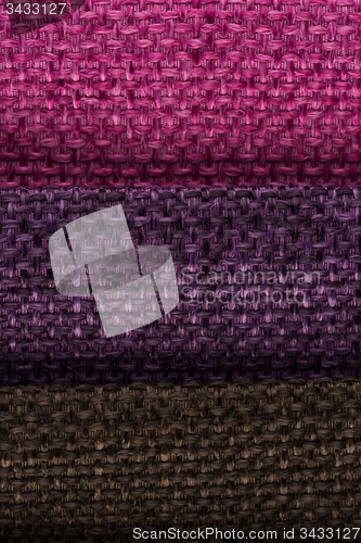 Image of Multi color fabric texture samples