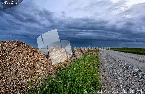 Image of Storm Clouds Prairie Sky