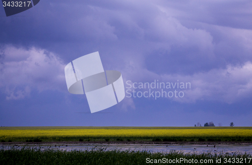 Image of Storm Clouds Prairie Sky