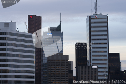 Image of Toronto Skyline from rooftop