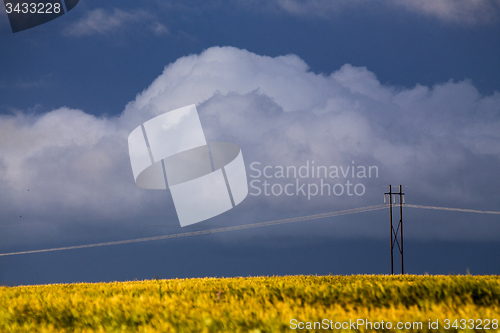 Image of Storm Clouds Prairie Sky