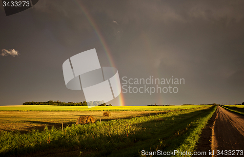 Image of Storm Clouds Prairie Sky