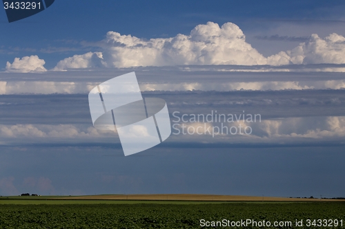 Image of Storm Clouds Prairie Sky