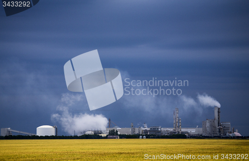 Image of Storm Clouds Prairie Sky