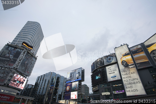 Image of Dundas Square Yonge Street Toronto