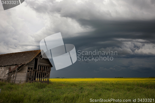 Image of Storm Clouds Prairie Sky