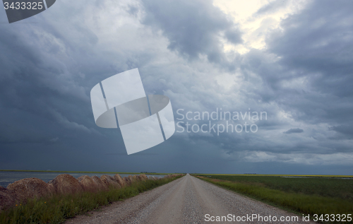 Image of Storm Clouds Prairie Sky