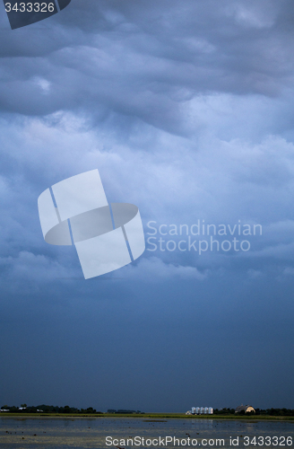 Image of Storm Clouds Prairie Sky