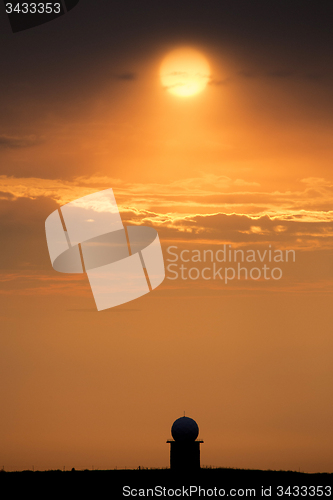 Image of Sunset Orange Sillouette