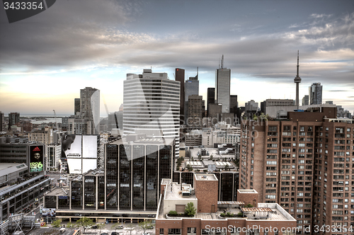 Image of Toronto Skyline from rooftop