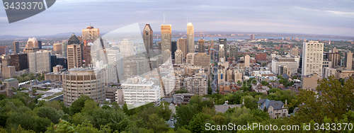 Image of Panoramic Photo Montreal city