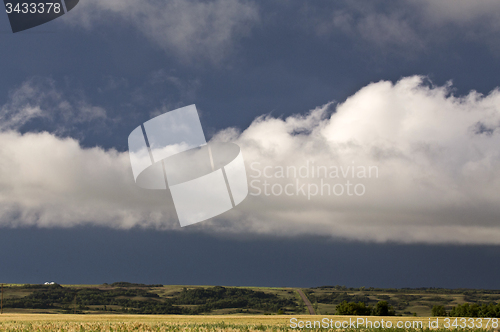 Image of Storm Clouds Prairie Sky