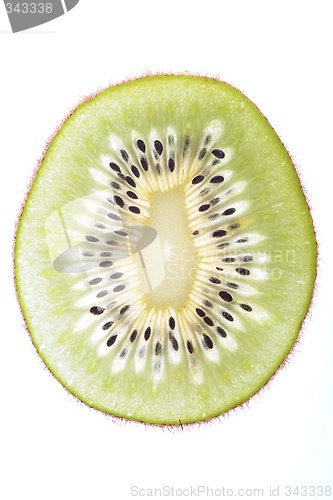 Image of exotic fruit, kiwi