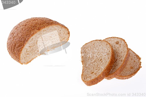 Image of Food, Bread, Hunk, Round loaf of bread