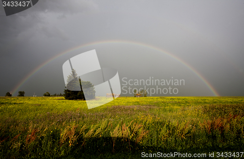 Image of Storm Clouds Prairie Sky