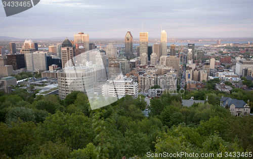 Image of Panoramic Photo Montreal city