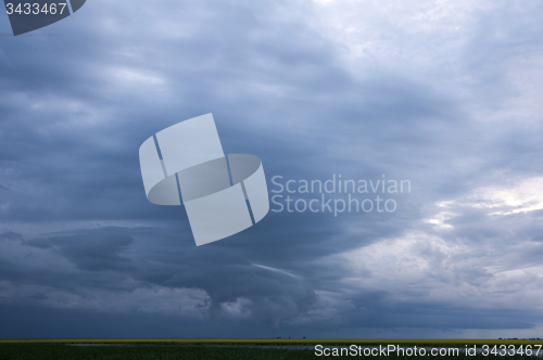 Image of Storm Clouds Prairie Sky