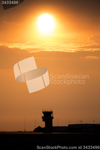 Image of Sunset Orange Sillouette