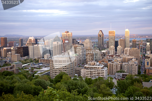 Image of Panoramic Photo Montreal city