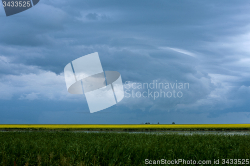 Image of Storm Clouds Prairie Sky