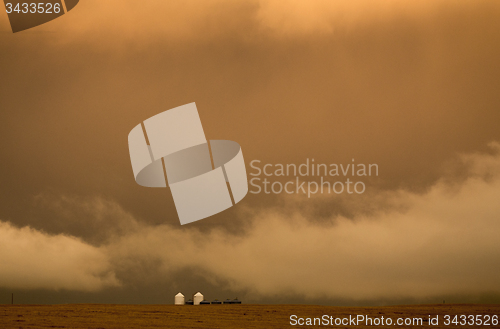 Image of Storm Clouds Prairie Sky