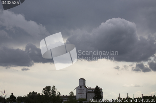 Image of Storm Clouds Prairie Sky