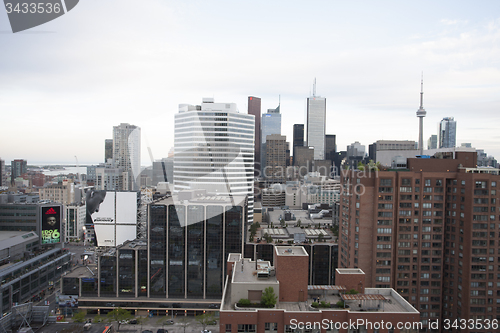 Image of Toronto Skyline from rooftop