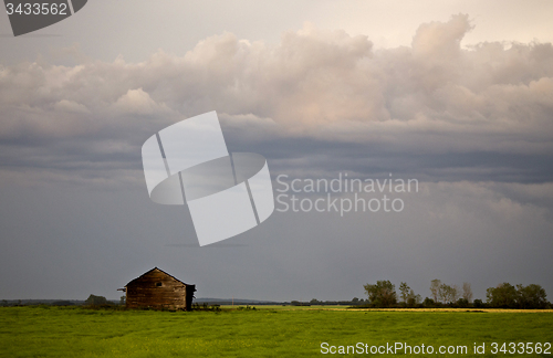 Image of Storm Clouds Prairie Sky