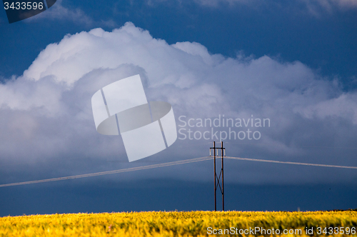 Image of Storm Clouds Prairie Sky