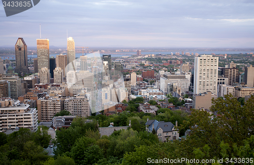 Image of Panoramic Photo Montreal city