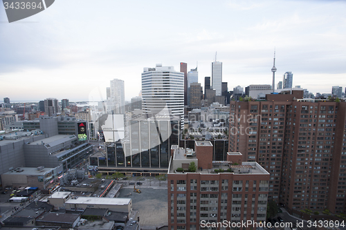 Image of Toronto Skyline from rooftop