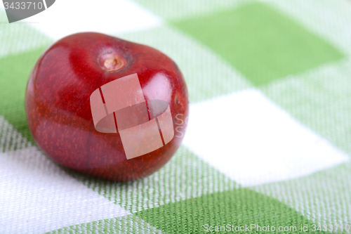 Image of ripe fresh cherry close up