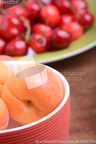 Image of Summer Fruits, cherries, apricots