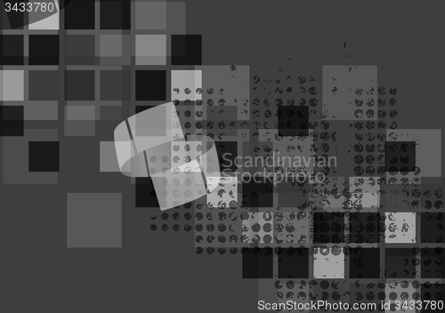 Image of Dark abstract tech vector background