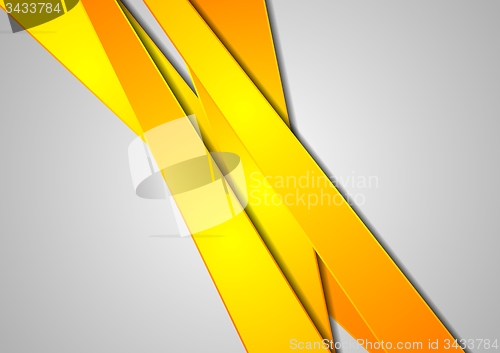 Image of Orange stripes abstract corporate background