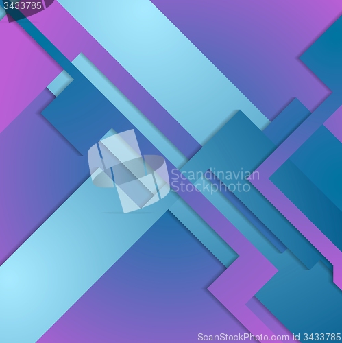 Image of Blue purple geometric shapes background