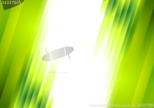 Image of Green blurred stripes bright corporate background
