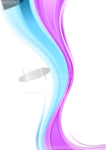Image of Abstract smooth waves bright background