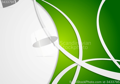 Image of Abstract wavy corporate vector background
