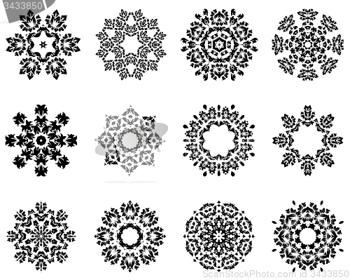 Image of 12 Snowflakes