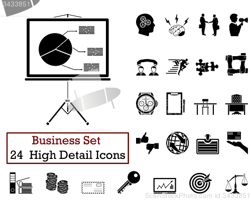 Image of 24 Business Icons