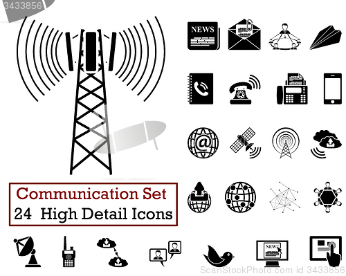 Image of 24 Communication Icons