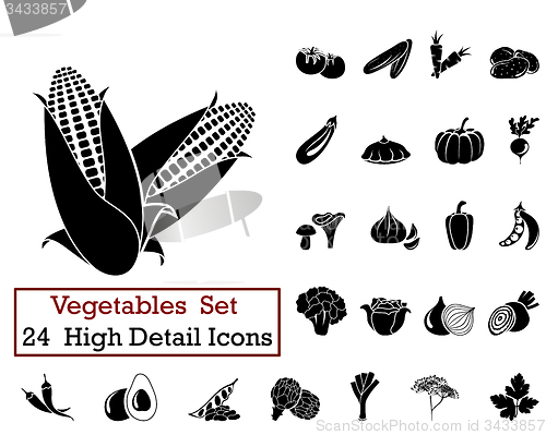 Image of 24 Vegetables Icons