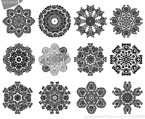 Image of 12 Snowflakes