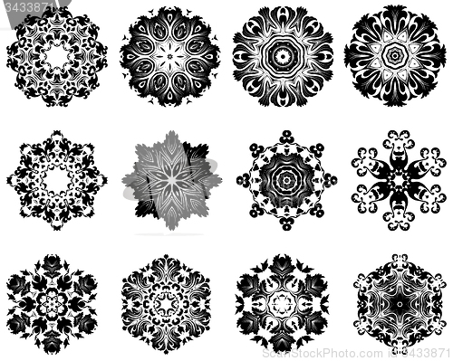 Image of 12 Snowflakes
