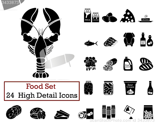 Image of 24 Food Icons