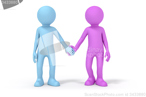 Image of couple hand in hand