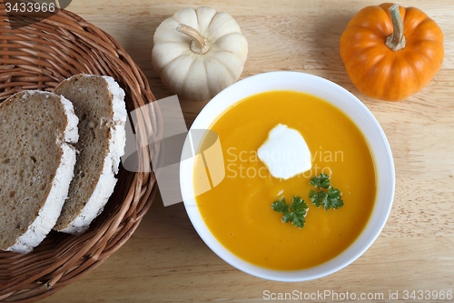 Image of Pumpkin soup.