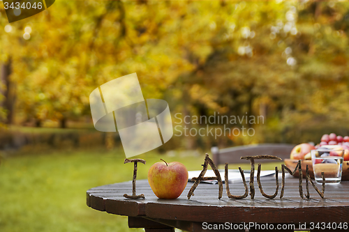 Image of Autumn Garden Table